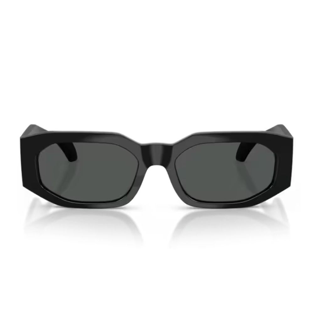 Versace 0Ve4489u Signature Geometric Black Acetate Sunglasses