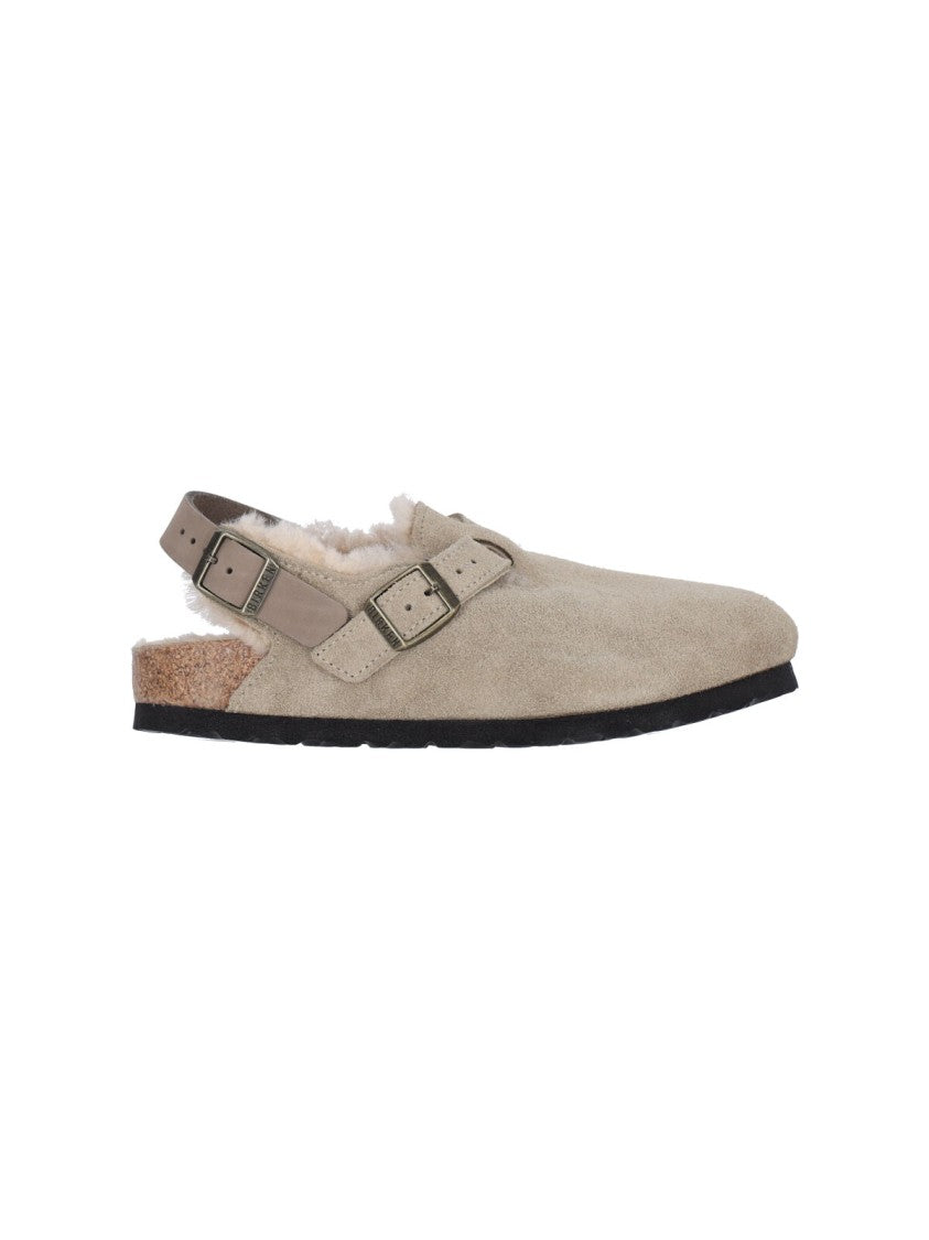 Birkenstock 'Tokio' Mules – Taupe