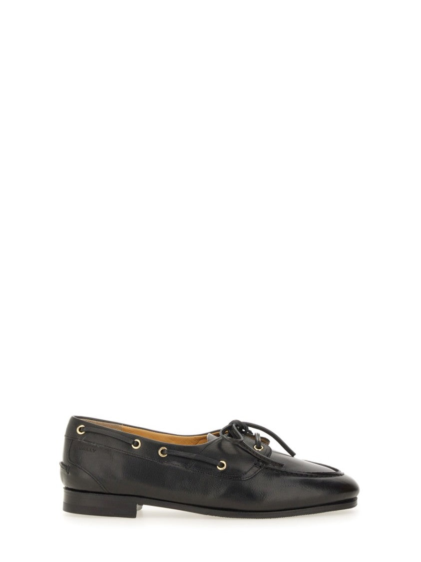 Bally Moccasin Plume With Lace-Up Detail And Durable Sole