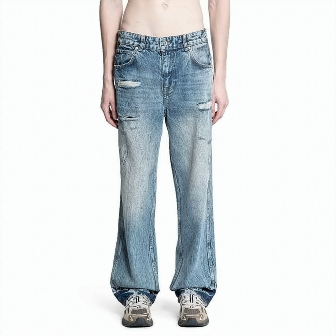 Represent Relaxed Wide-Leg Denim Pants