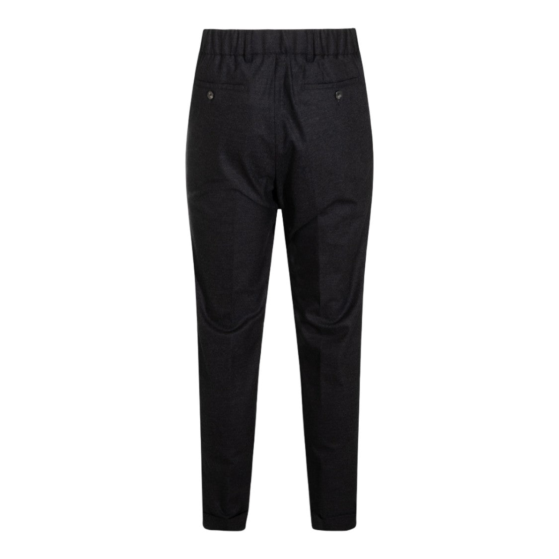 Marco Pescarolo Tailored Fit Black Trousers With Beaded Detail