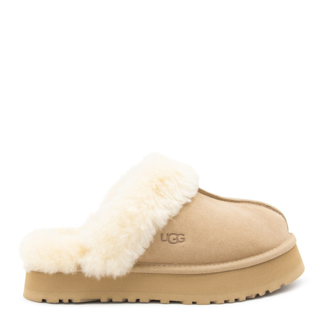 Ugg Sand Leather Open-Back Flats