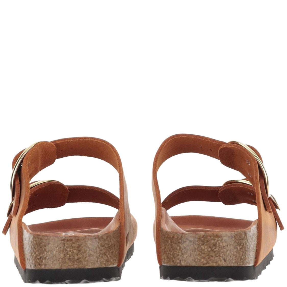 Birkenstock Orange Leather Sandals