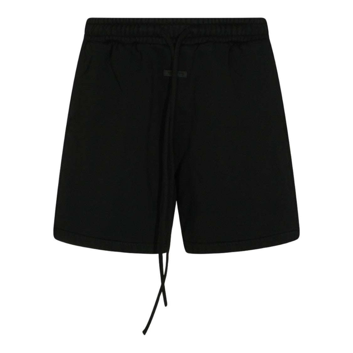 Fear Of God Minimalist Black Shorts With Adjustable Waistband