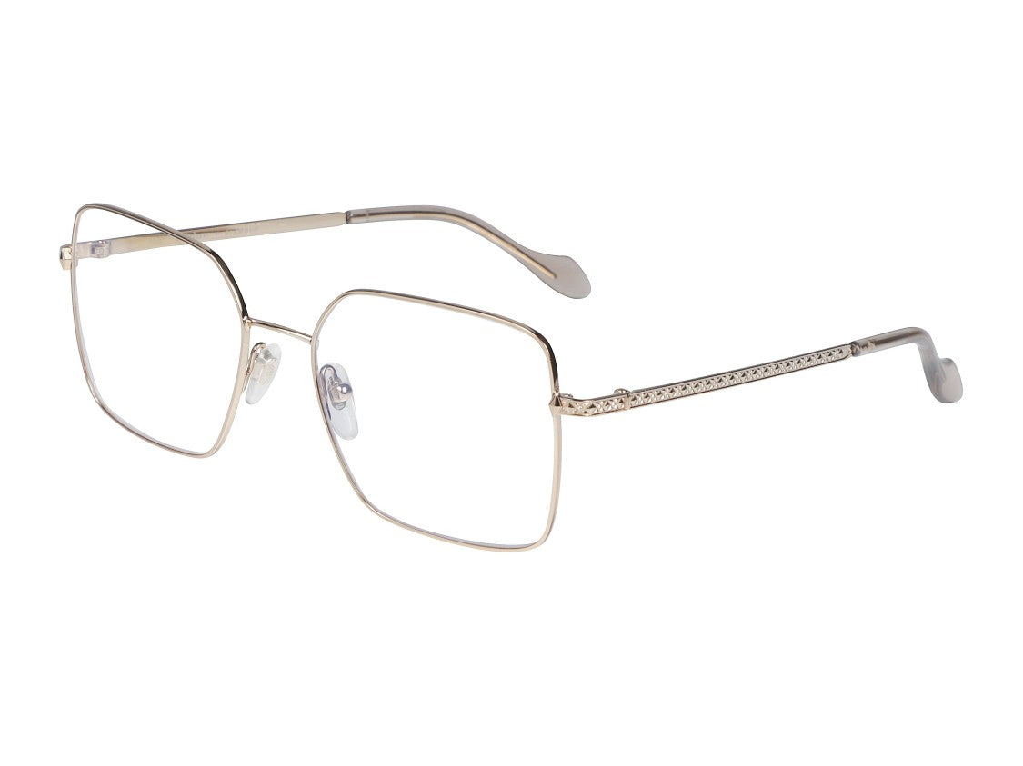 Kador Irys Gold Square Metal Eyeglasses
