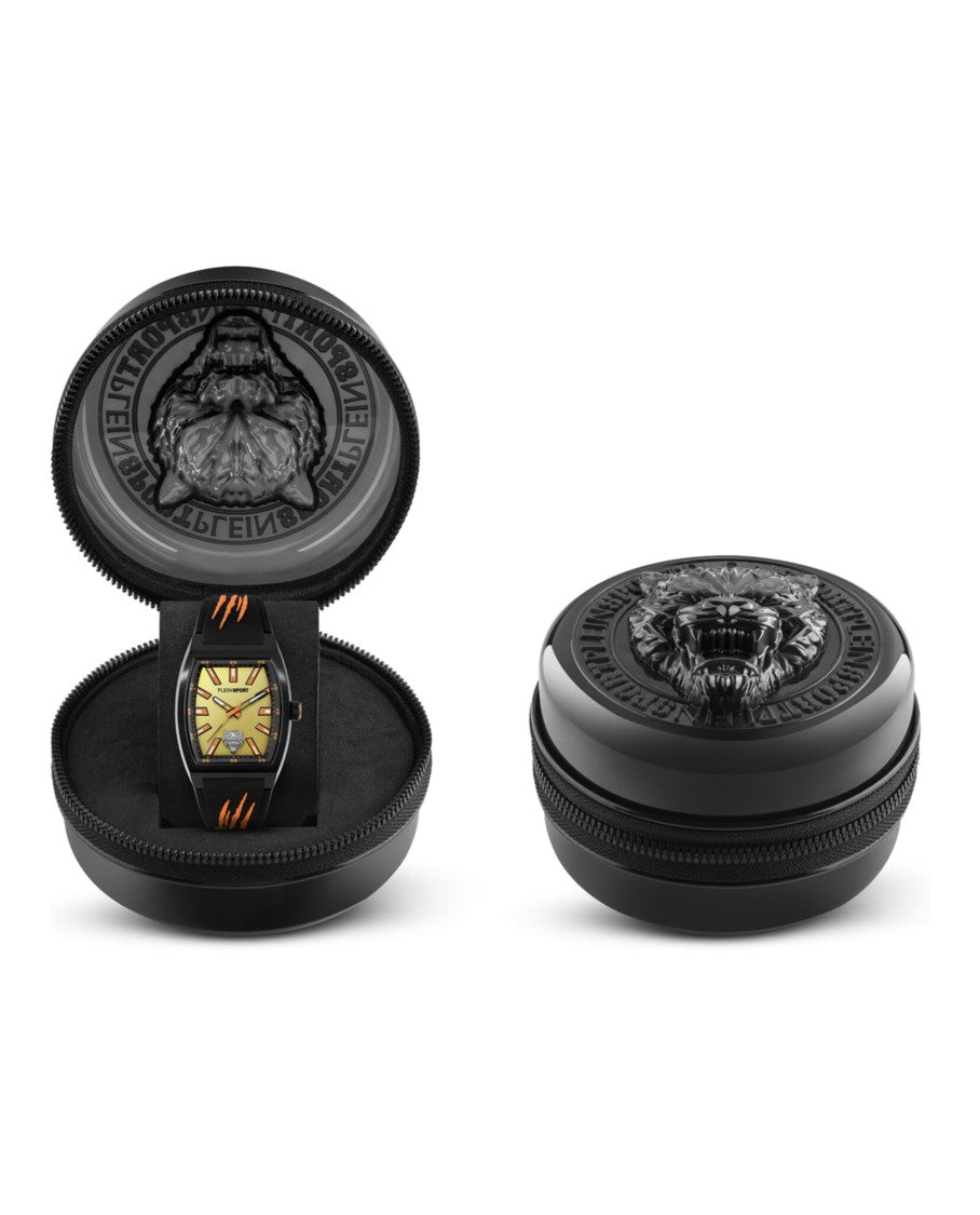 Plein Sport Gaze Silicone Watch With 40Mm Black Case