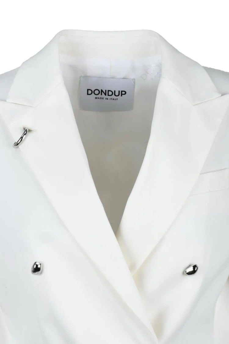 Dondup Double-Breasted Jacket - White