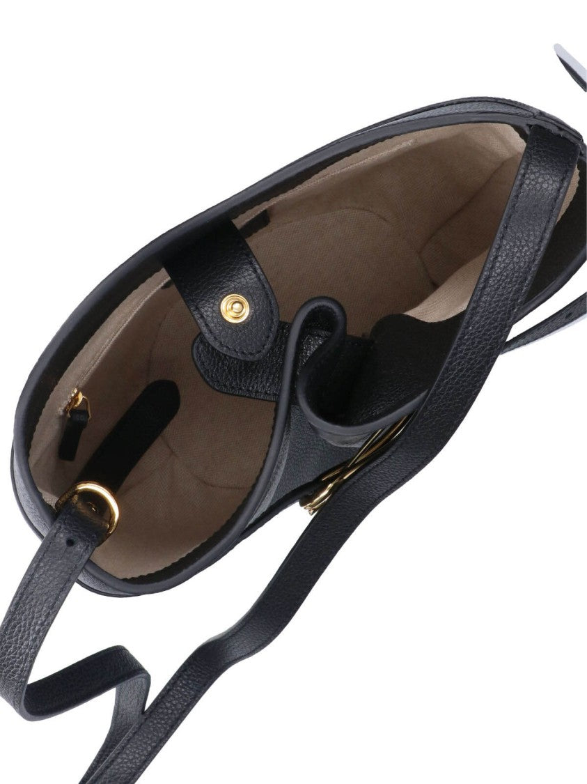 Liffner Shoulder Bag With Gold-Tone Buckle Detail
