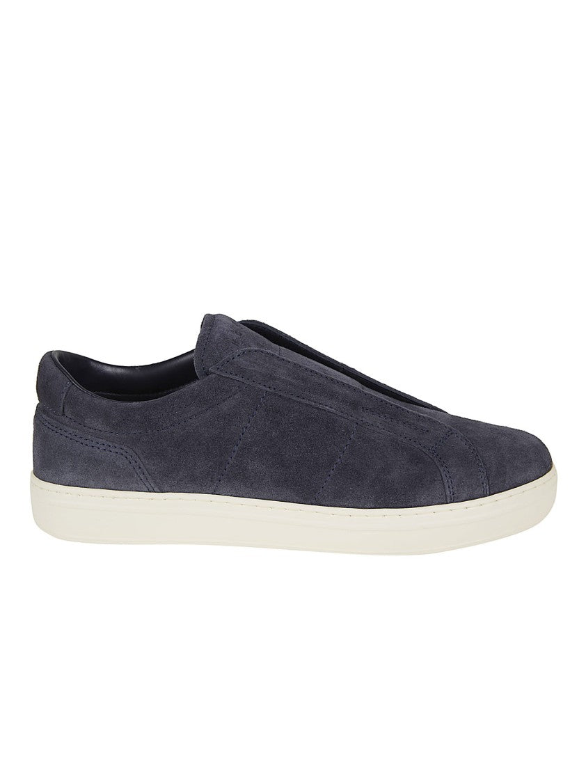 Hogan Blue Suede Slip-On Sneakers