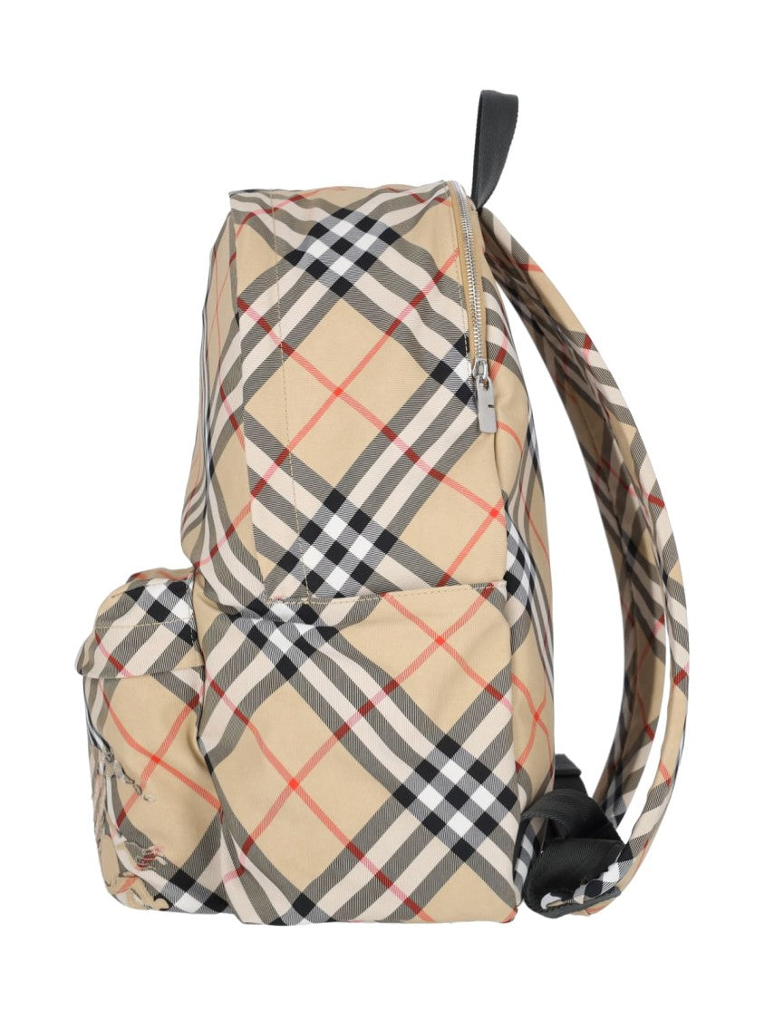 Burberry "Check" Backpack Beige