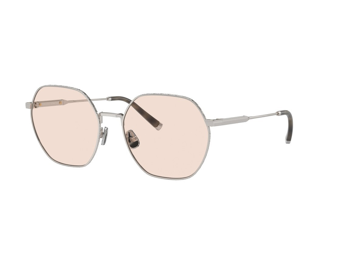Brunello Cucinelli Pink 0Bc1001t Titanium Oversized Geometric Sunglasses