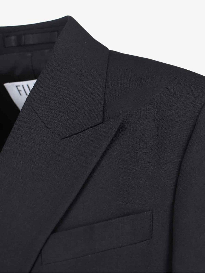 Filippa K “Dani” Double-Breasted Blazer – Black