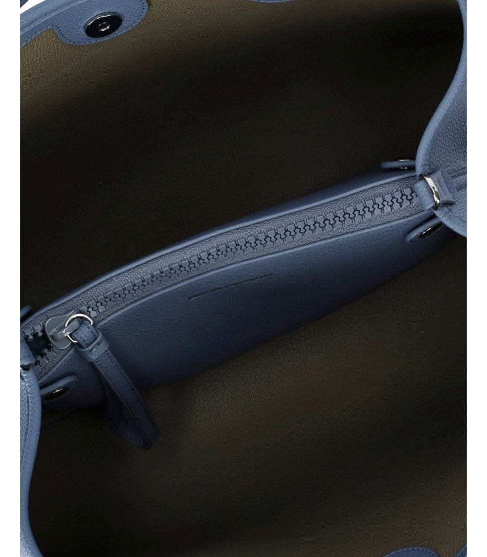 Emporio Armani Myea Asfalto Terra Medium Shopping Bag