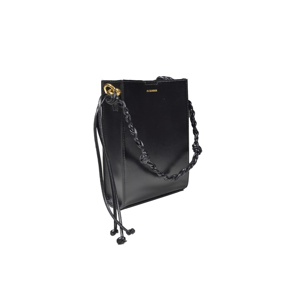 Jil Sander Rigid Rectangular Crossbody Bag In Brushed Bovine Leather