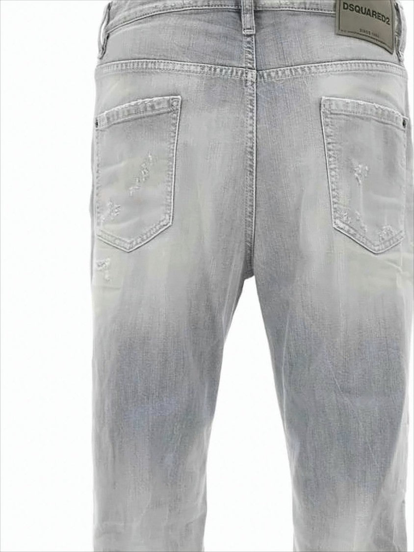 Dsquared2 Faded Grey Denim Pants