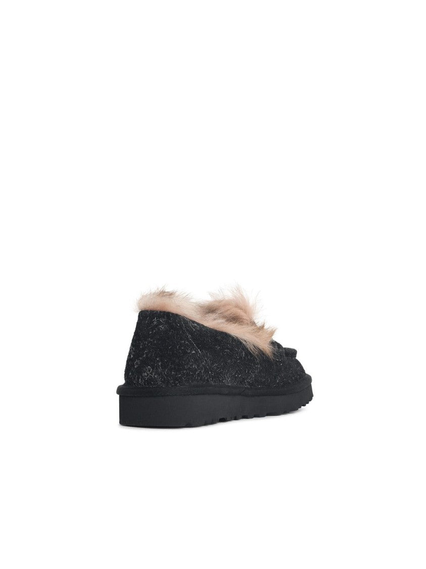 Ugg 'Ellis' Black Suede Loafers