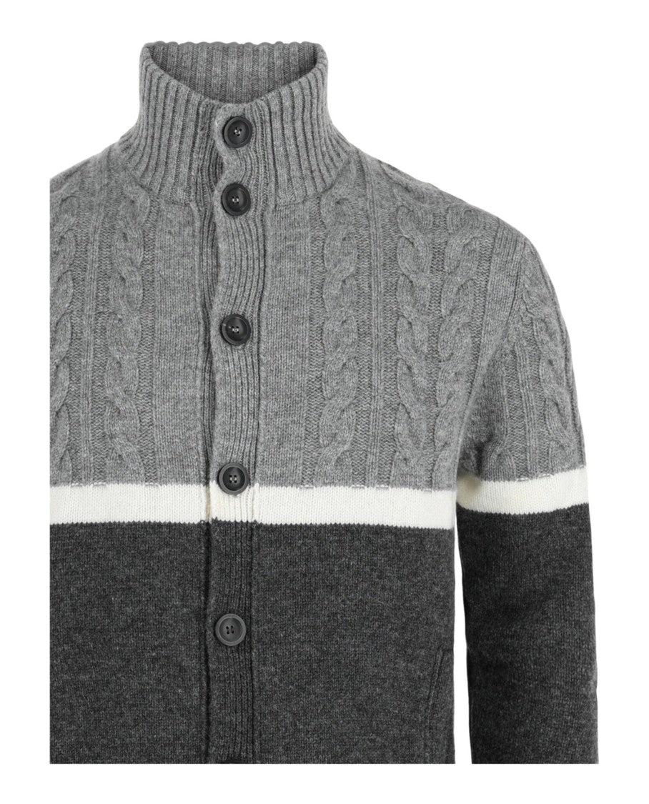 Slowear Zanone Button-Up Sweater