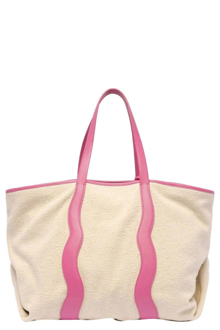 Palm Angels Fuchsia Cabas Logo Tote Bag