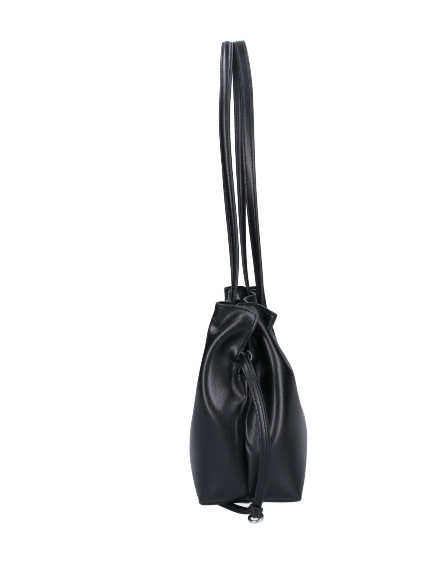 Tory Burch Black Faux Leather Ella Shoulder Bag