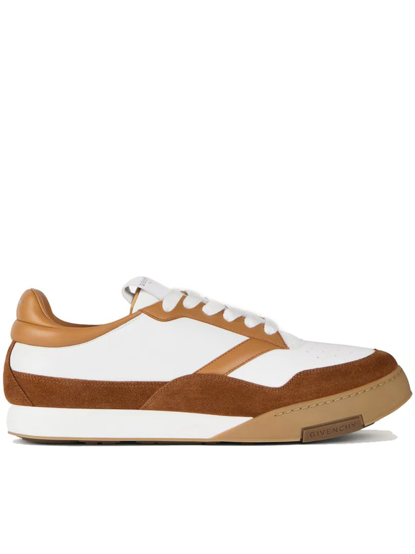Givenchy Yard Court White Calf Leather Suede Sneakers