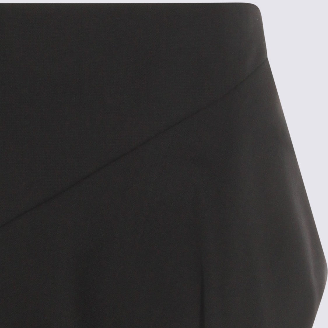 Khaite Sleek Black Midi Skirt