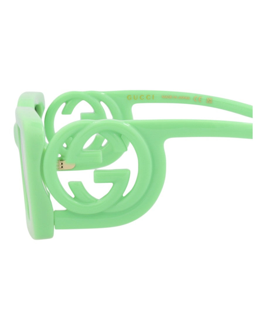 Gucci Square-Frame Injection Sunglasses