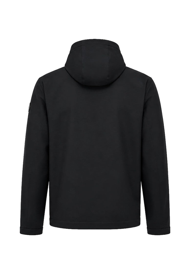 Colmar Hooded Black Minimalist Jacket