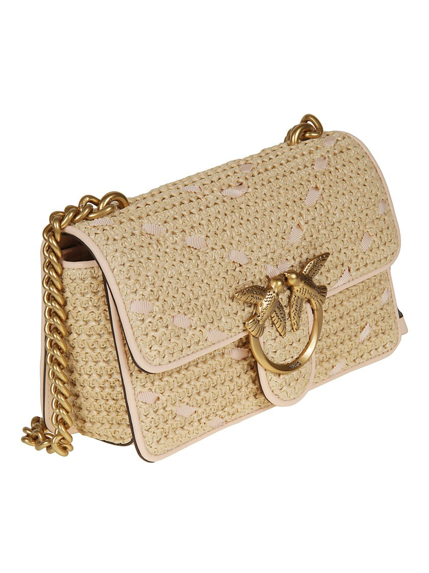 Pinko Love One Mini Textured Polypropylene Bag