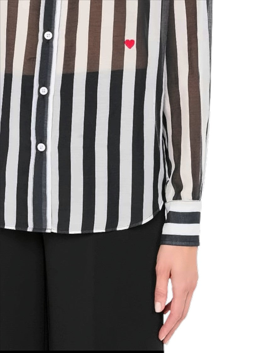 Moschino White Stripe Shirt