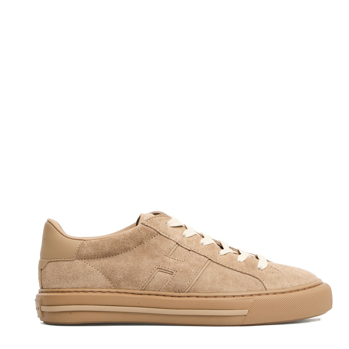 Hogan H691 Beige Suede Sneakers