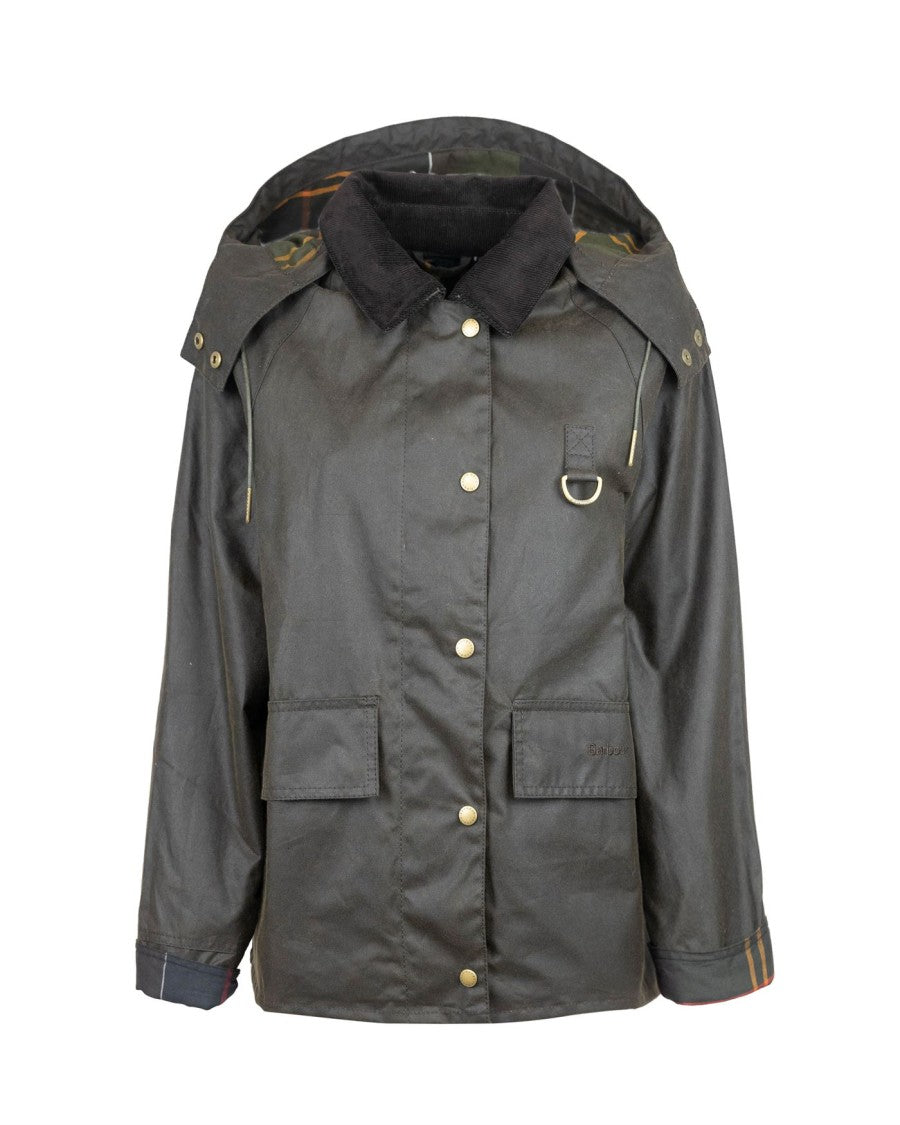 Barbour Avon Wax Hooded Waxed Cotton Jacket