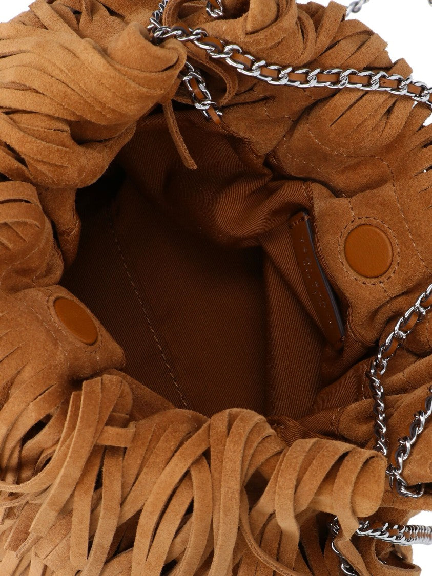 Tory Burch Suede Hobo Bag With All-Over Fringe