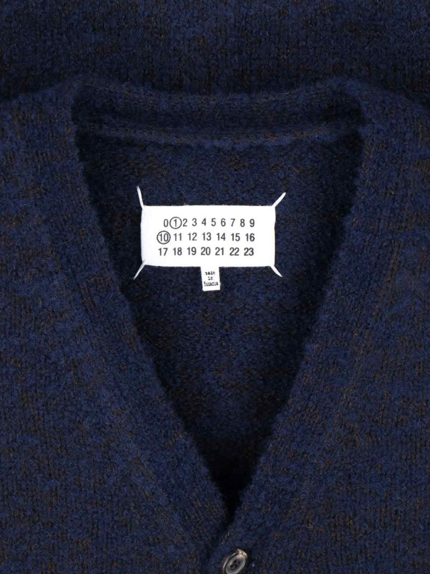 Maison Margiela Wool Cardigan – Navy