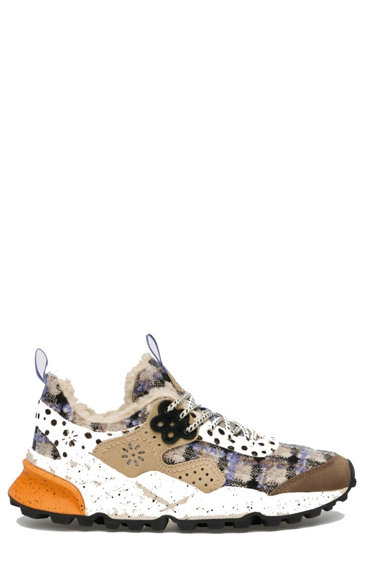 Flower Mountain Multicolor Leather Low-Top Sneakers