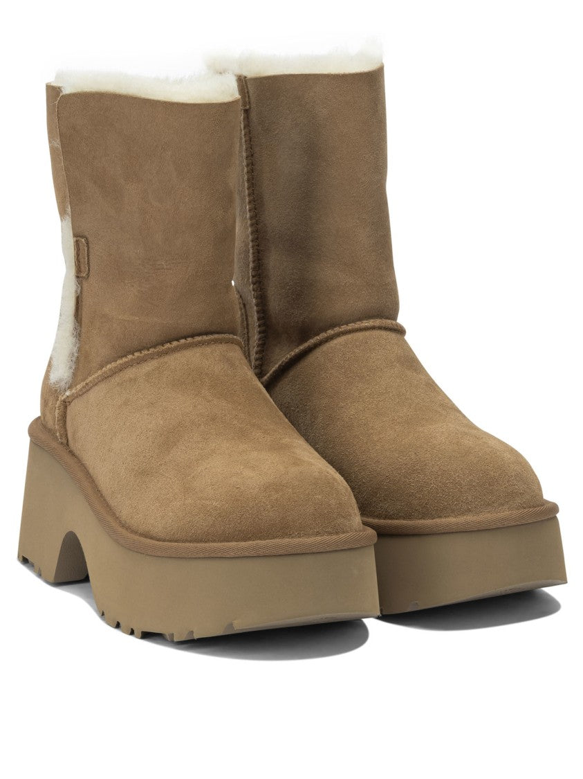 Ugg Compact Ankle Boots With Inverted Sheepskin