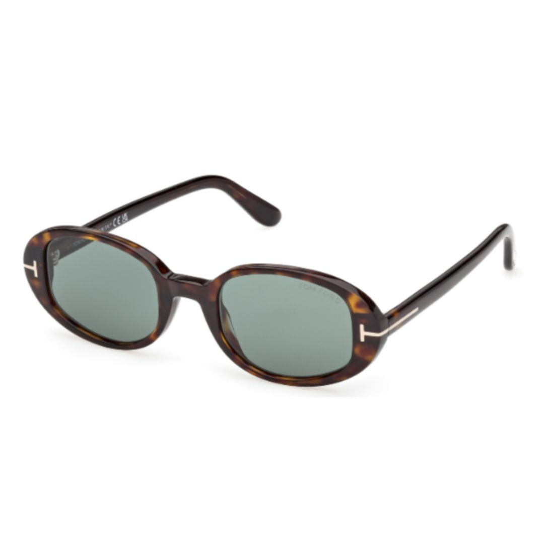 Tom Ford Ft1364 Tortoiseshell Oval Frame Sunglasses