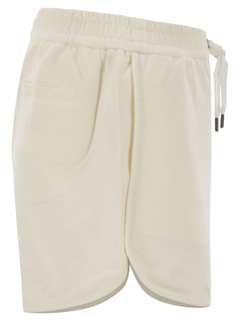 Brunello Cucinelli Relaxed Fit Cotton Shorts