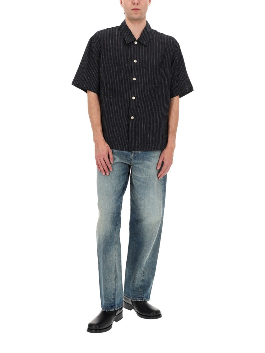 Sunflower Light Blue Wide Twist Faded Jeans