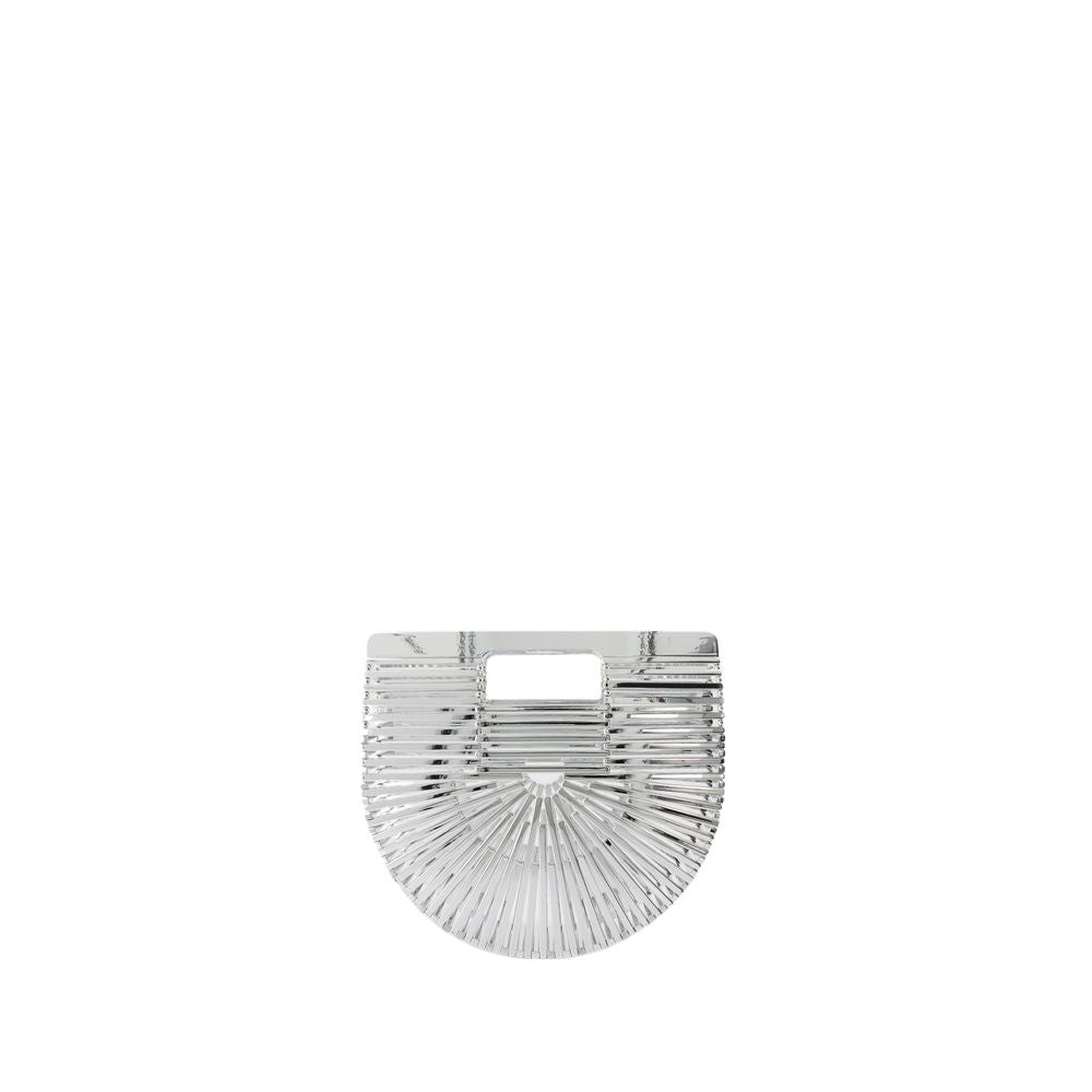 Cult Gaia Gaia's Ark Mini Top Handle Clutch - Synthetic - Silver