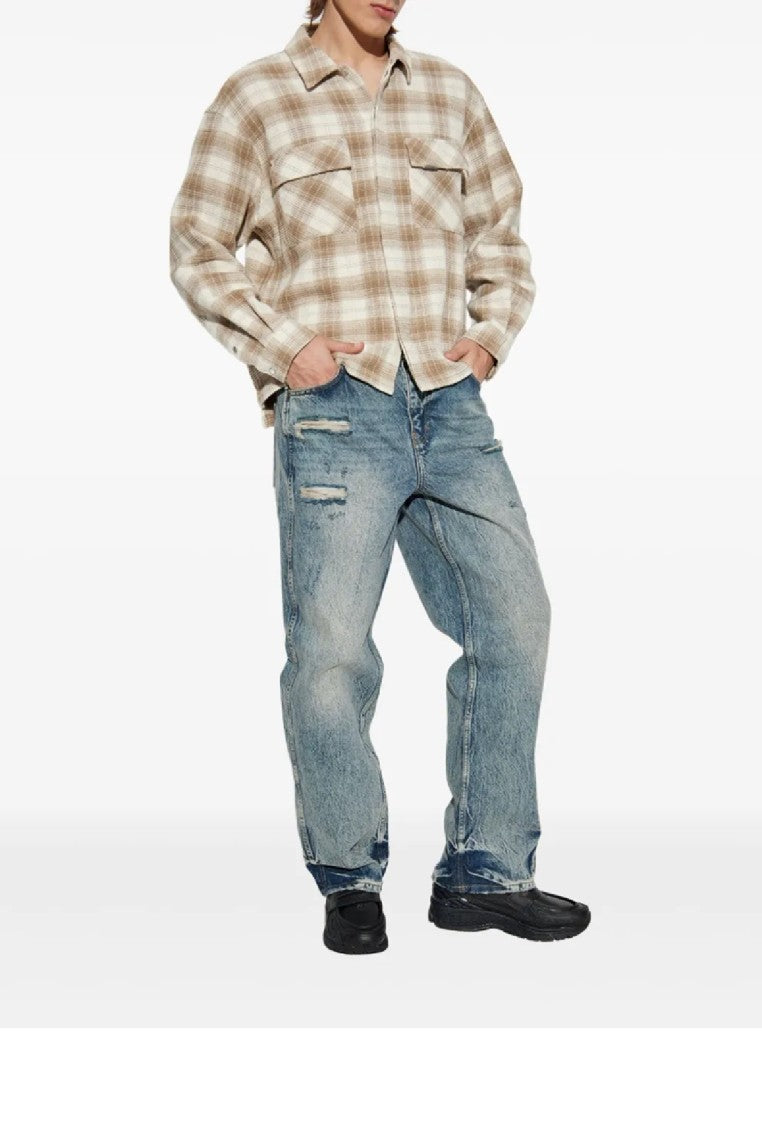 Represent Waffle Flannel Shirt