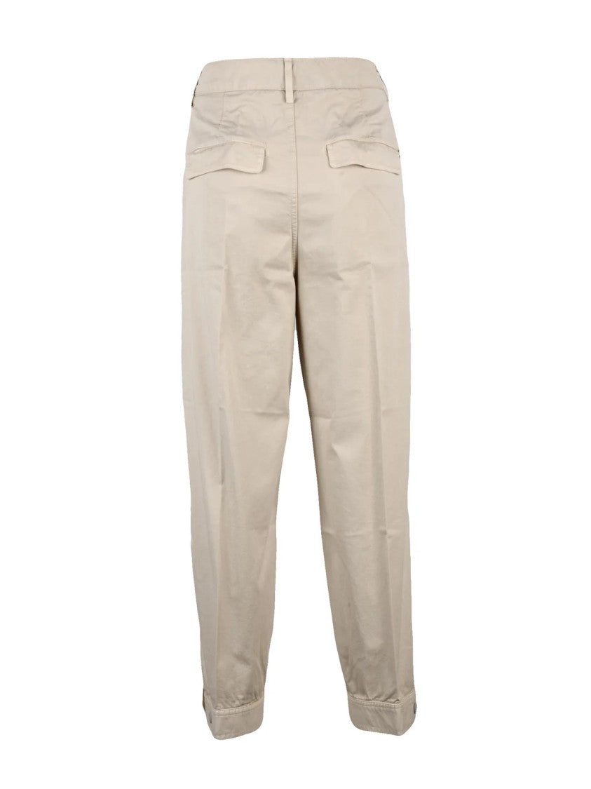 Dondup Laurie Tapered Trousers Beige