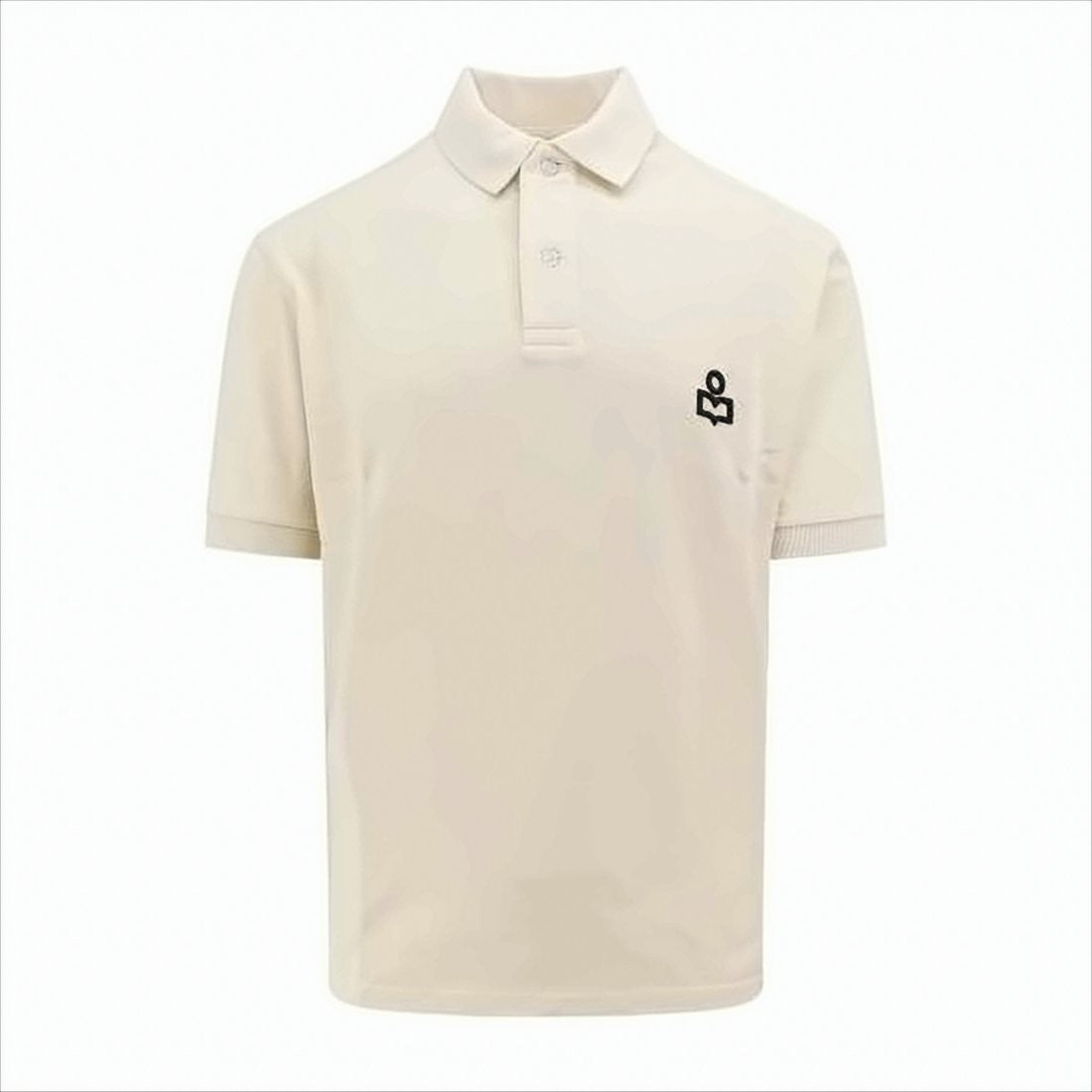 Isabel Marant Minimalist Short-Sleeved Polo Shirt With Embroidered Logo