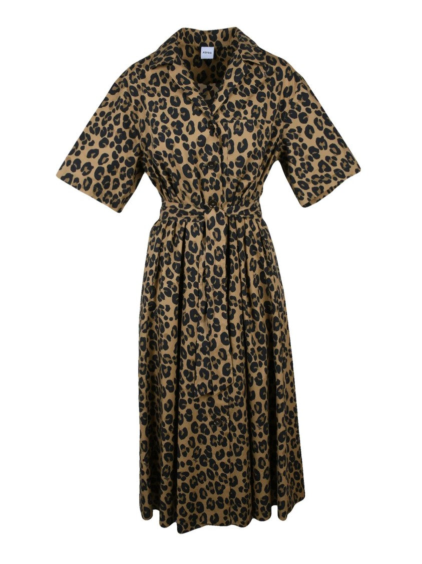 Aspesi Chemise Dress - Animalier
