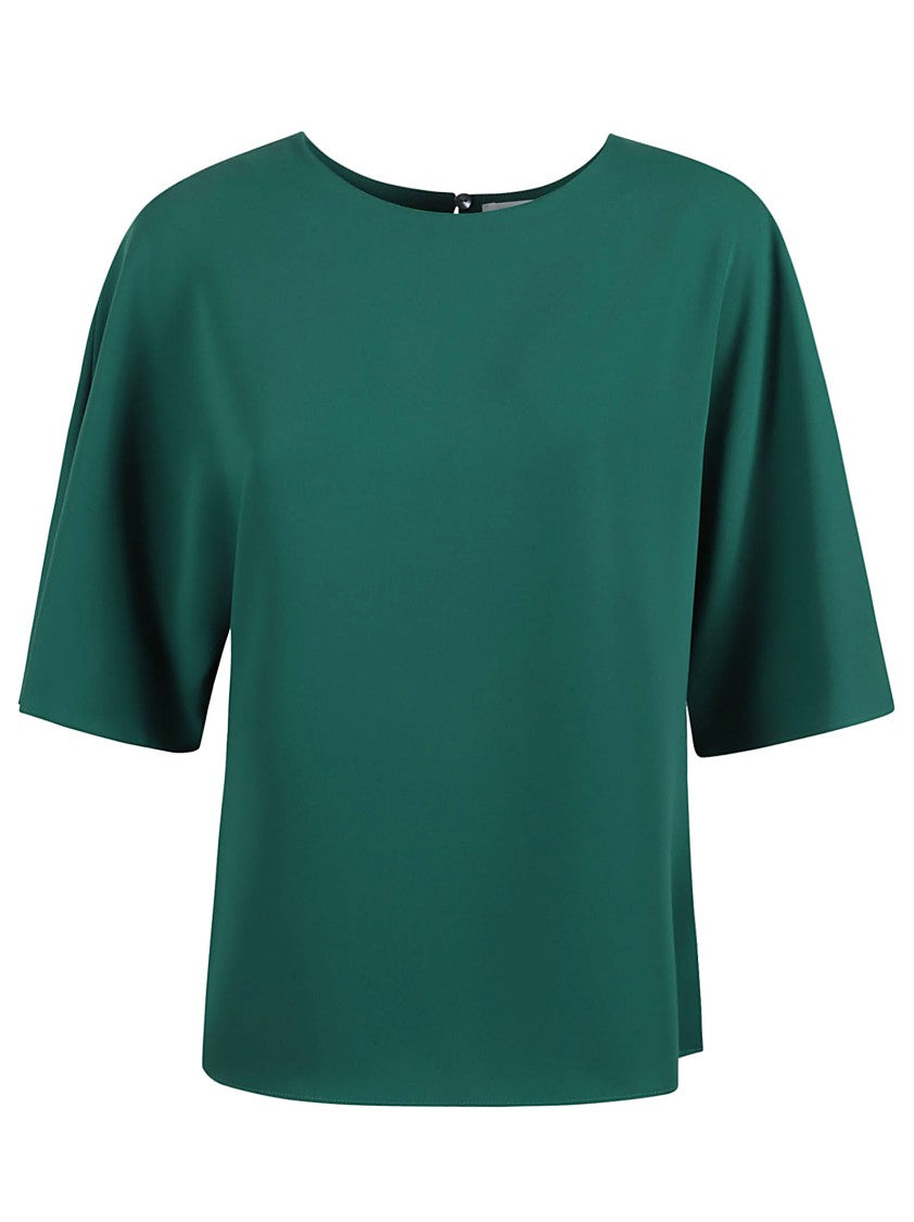 P.A.R.O.S.H. Relaxed-Fit Polyester Top With Keyhole Detail