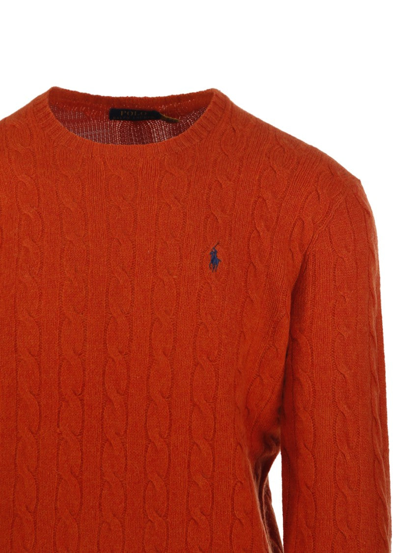 Polo Ralph Lauren Cable Knit Round Neck Sweater