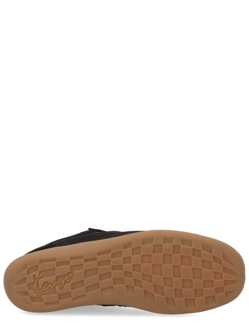 Kenzo Striking Black Polyamide Low Sneakers
