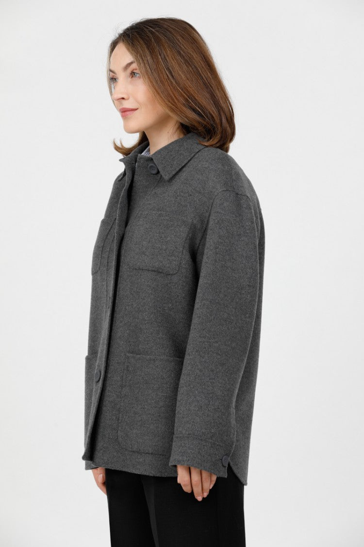 Max Mara Tailored Virgin Wool Jacket With Silk