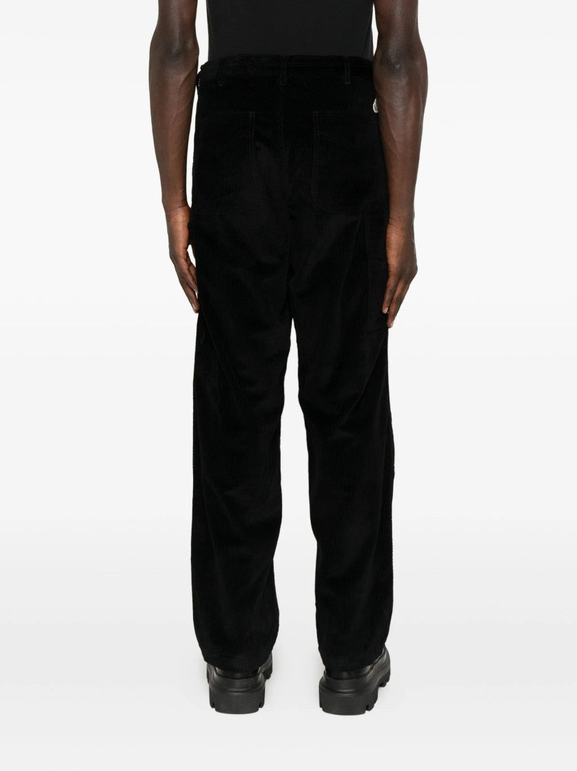 Moncler Textured Corduroy Straight-Leg Five-Pocket Pants