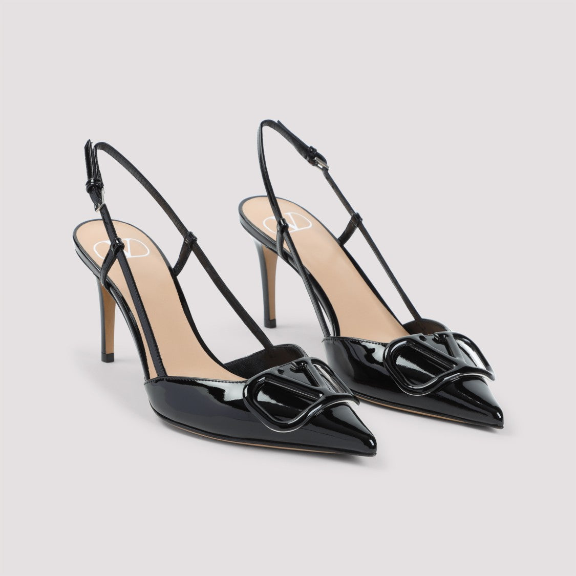 Valentino V Logo Signature Sling Back
