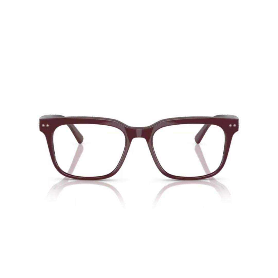 Nuance Audio Glossy 0Aw5001 Metallic Accent Square Sunglasses